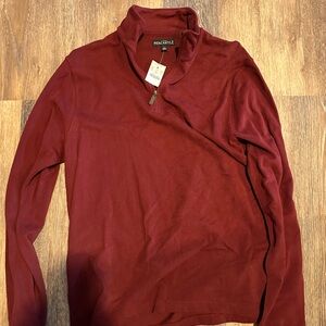 J crew quarter zip sweater